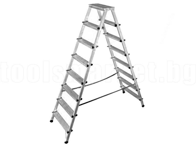 Алуминиева-домакинска-стълба-DRABEST-2x8-стъпала-03080028-цена